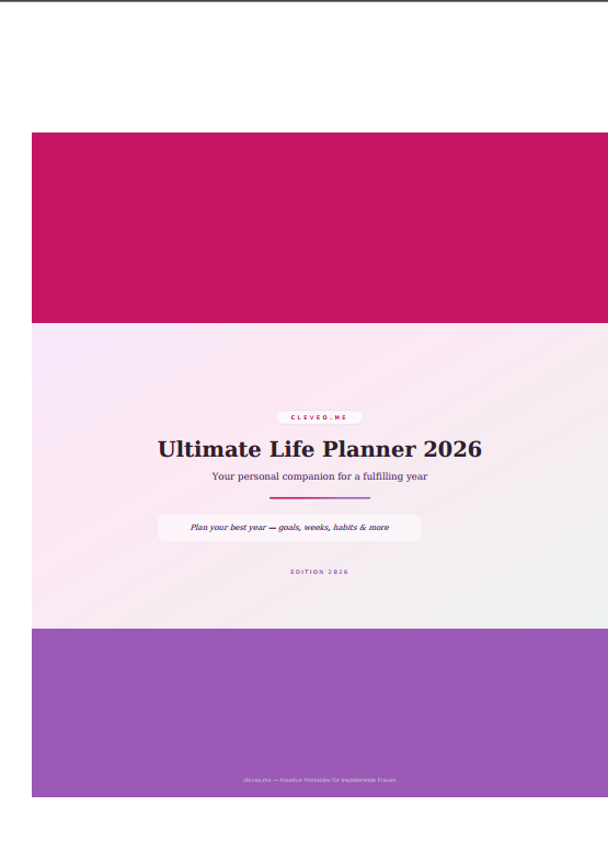 Ultimate Life Planner 2026