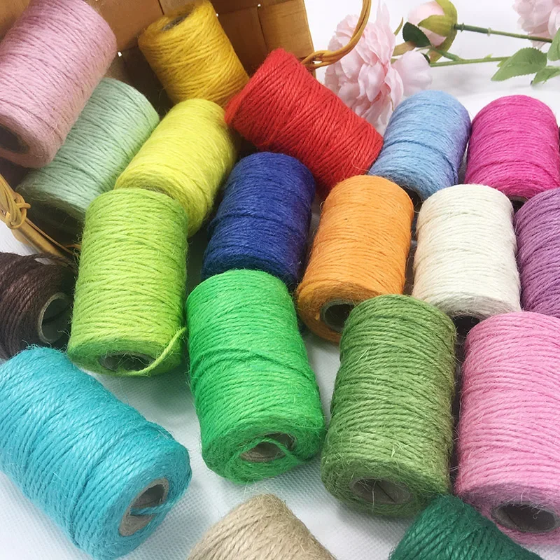 100 metre jüt ipi – Makrome ve el işleri için doğal el işi ipi