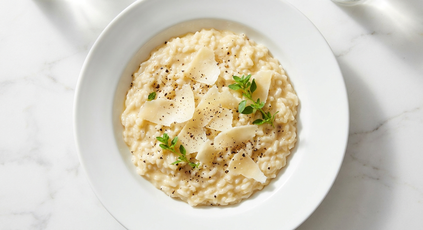 Risotto cremoso al parmesano en el Thermomix TM6